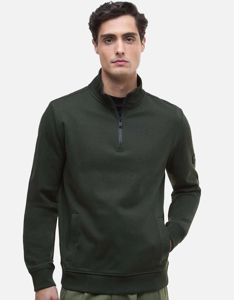 Ilford Interlock Funnel Neck Sweatshirt Sage