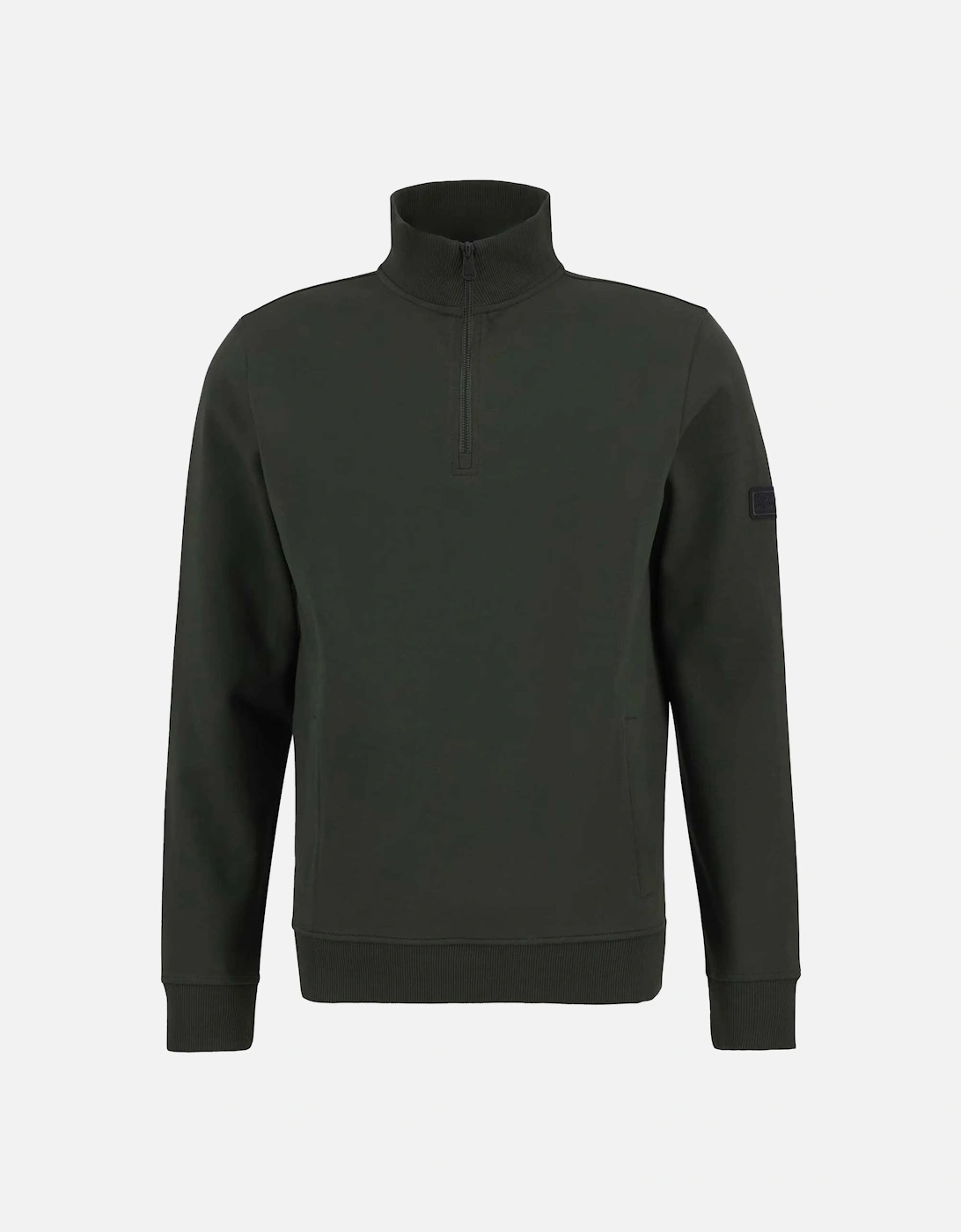 Men's Barbour International Ilford Interlock Funnel Neck Sweatshirt Sage - Black - Size: XL