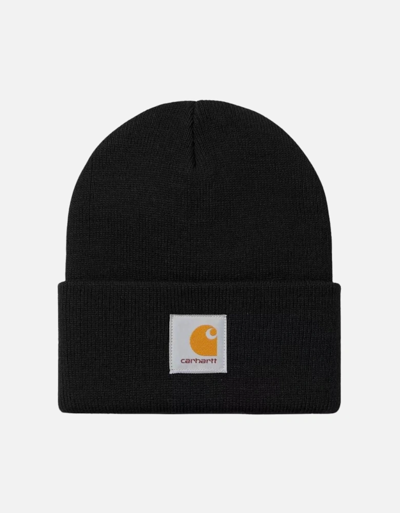 Acrylic Watch Hat Short - Black