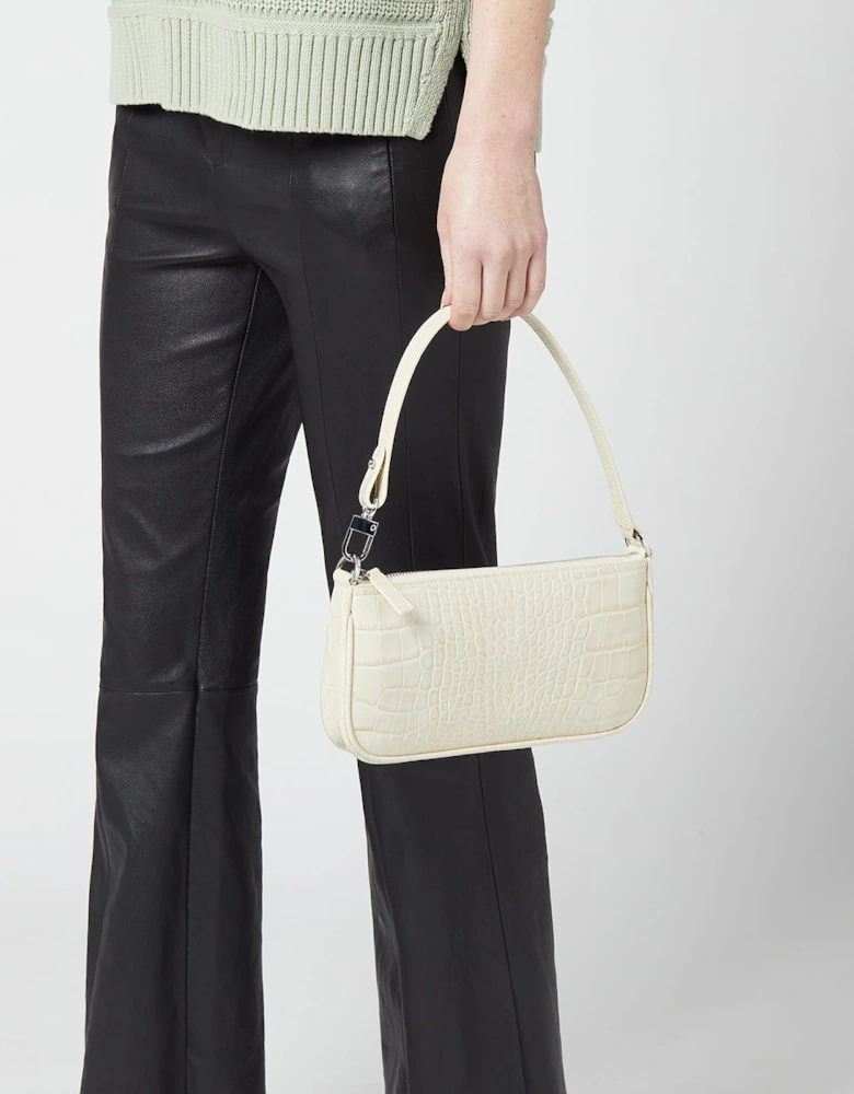 Rachel Croco Embossed Leather Bag