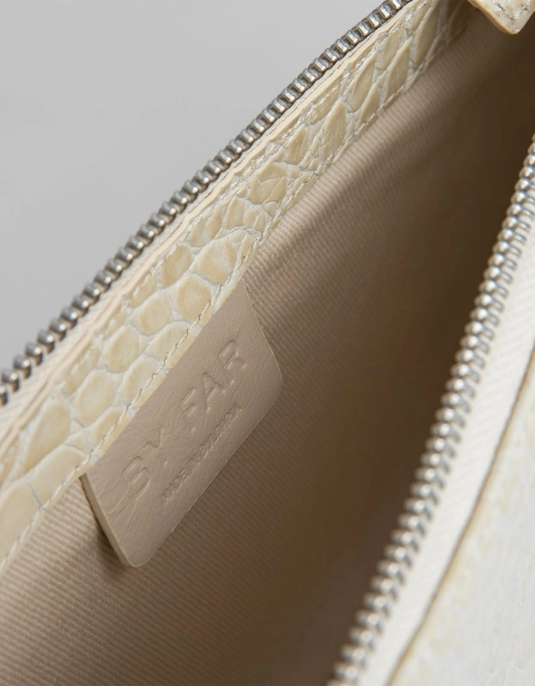 Rachel Croco Embossed Leather Bag