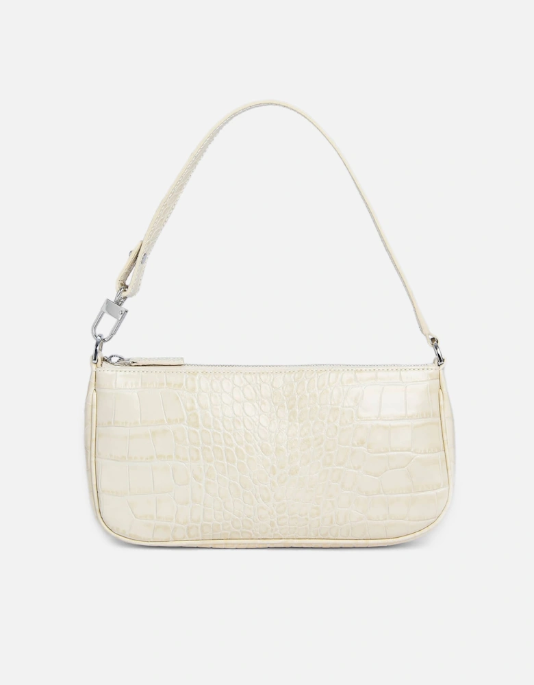 Rachel Croco Embossed Leather Bag