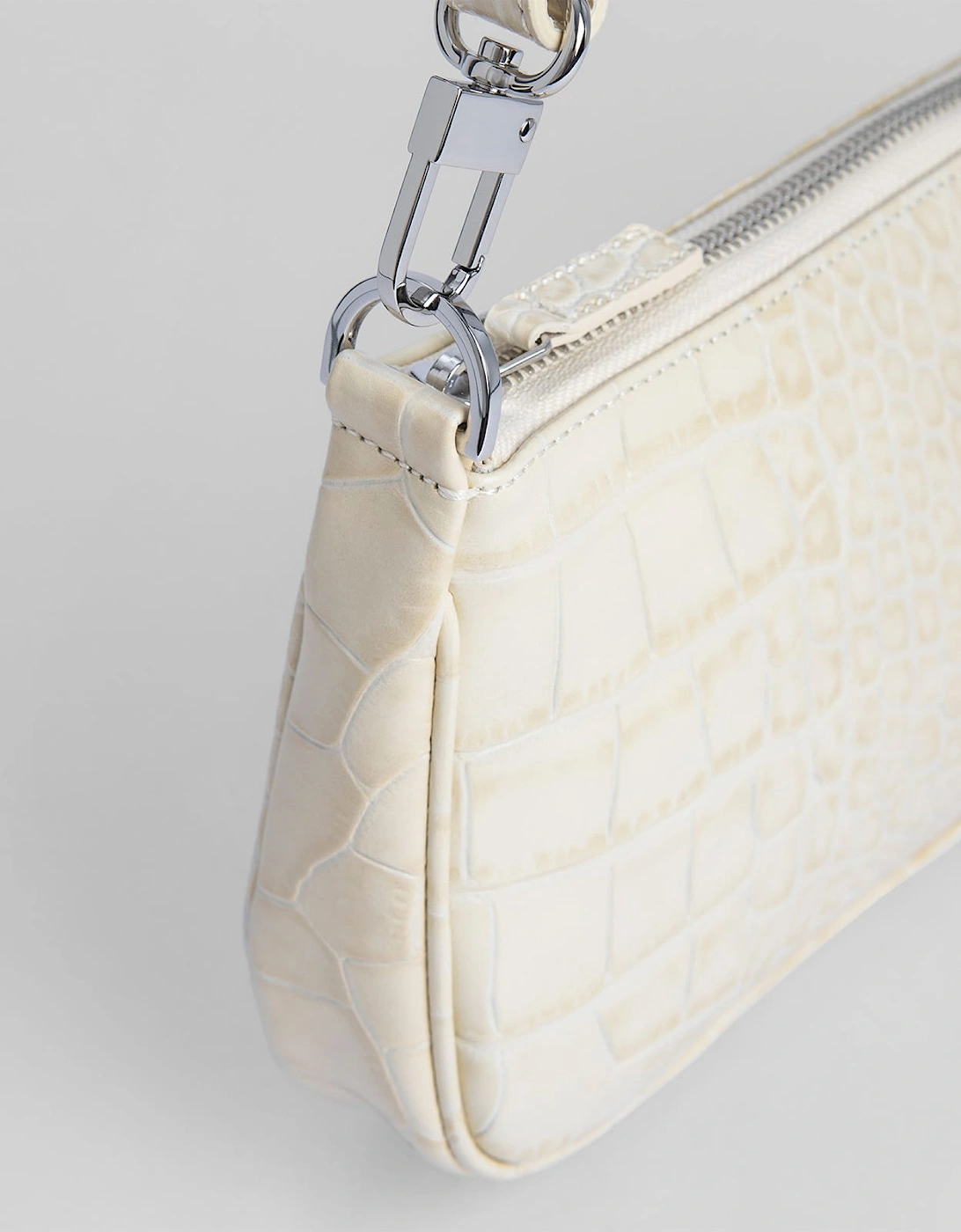 Rachel Croco Embossed Leather Bag