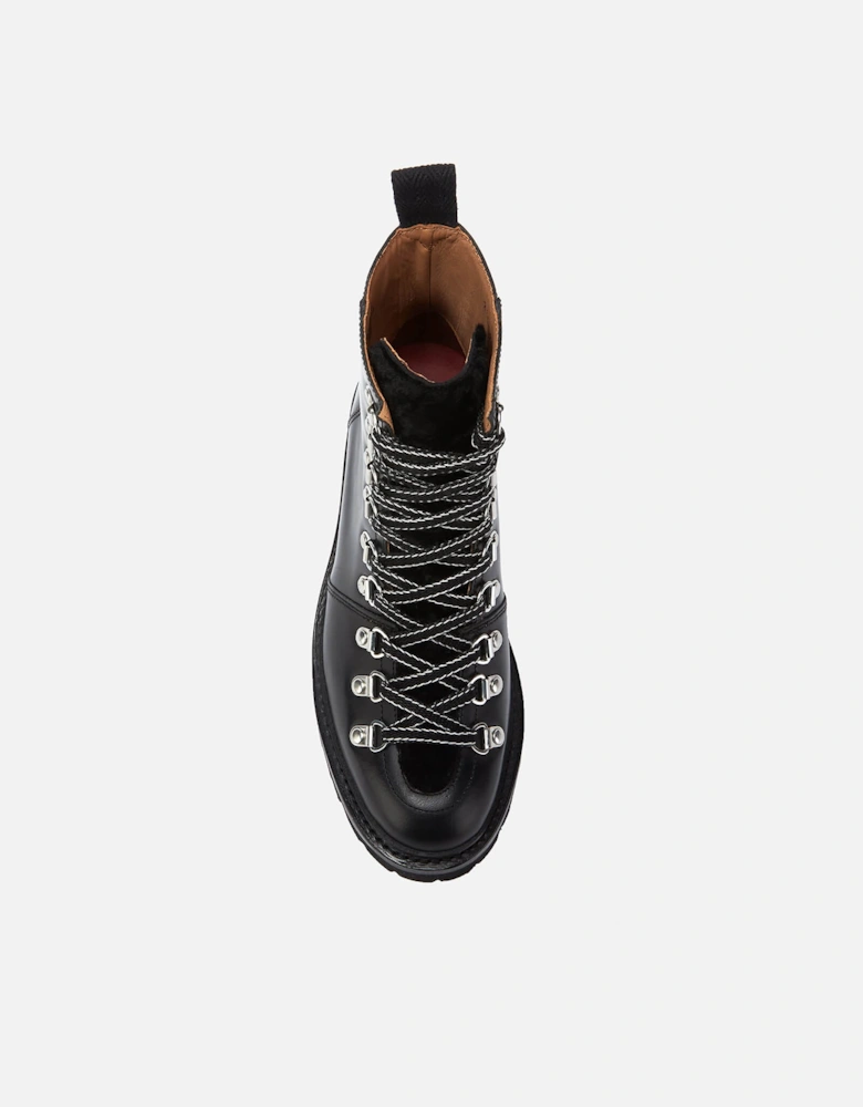 Nanette Leather/Shearling Hiking Style Boots