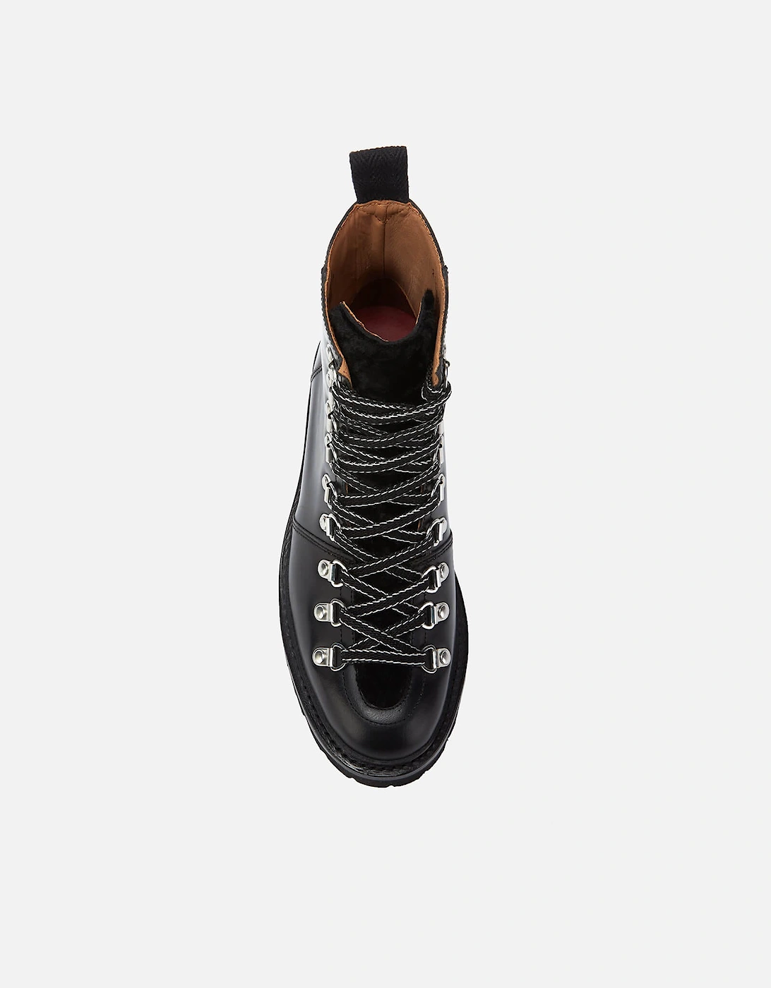 Nanette Leather/Shearling Hiking Style Boots