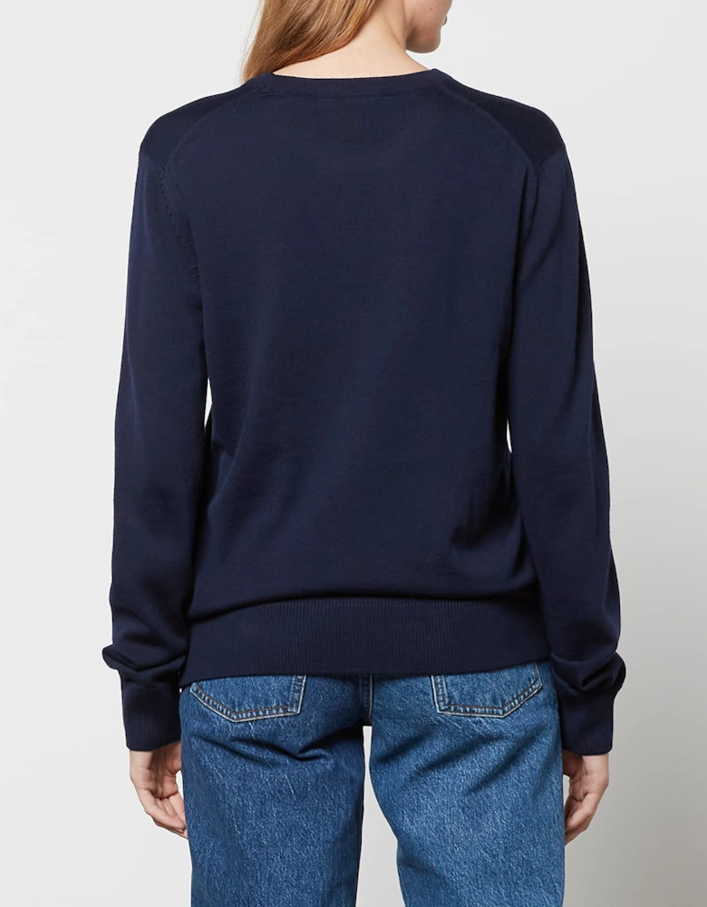 Tricolour Fox Patch Classic Cardigan