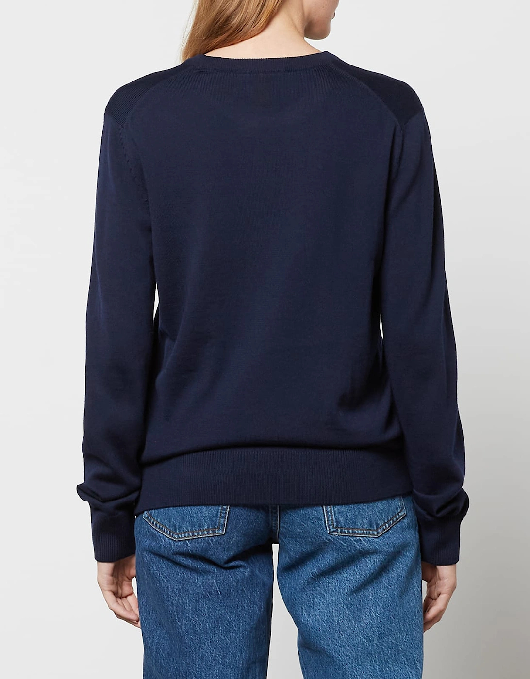 Tricolour Fox Patch Classic Cardigan