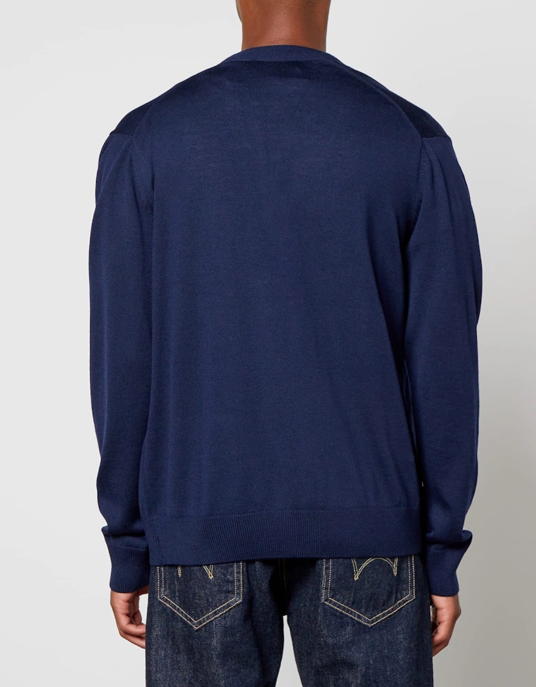 Tricolour Fox Patch Classic Cardigan