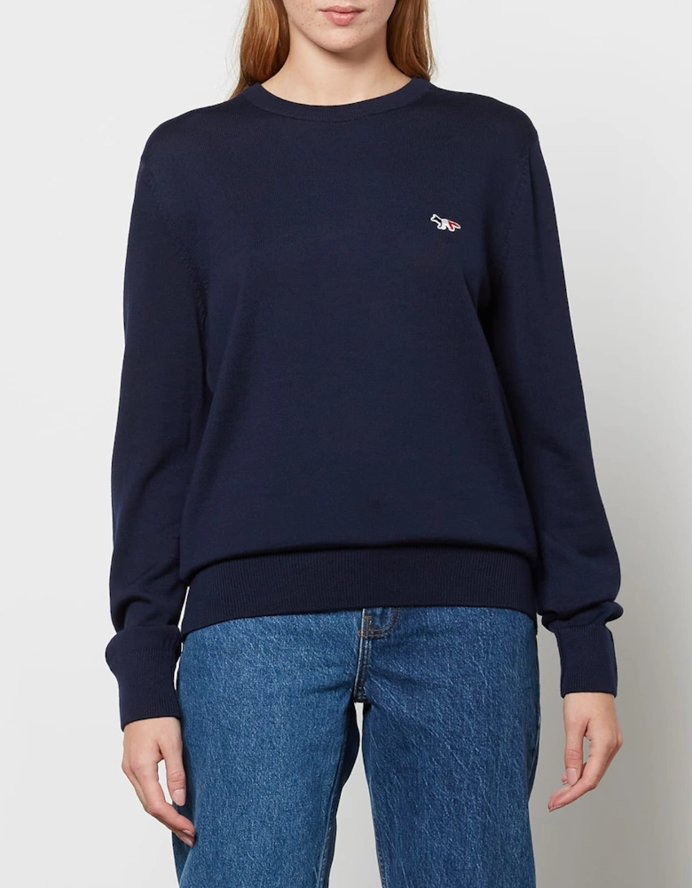 Tricolour Fox Patch Classic Cardigan