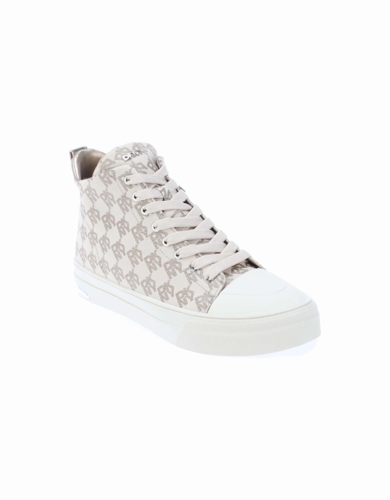 Yaser Lace Up Mid Trainers