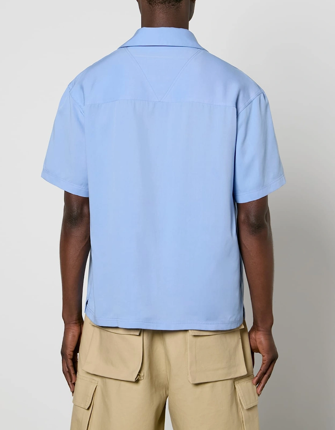 Collar Short Sleeved Bowling Shirt