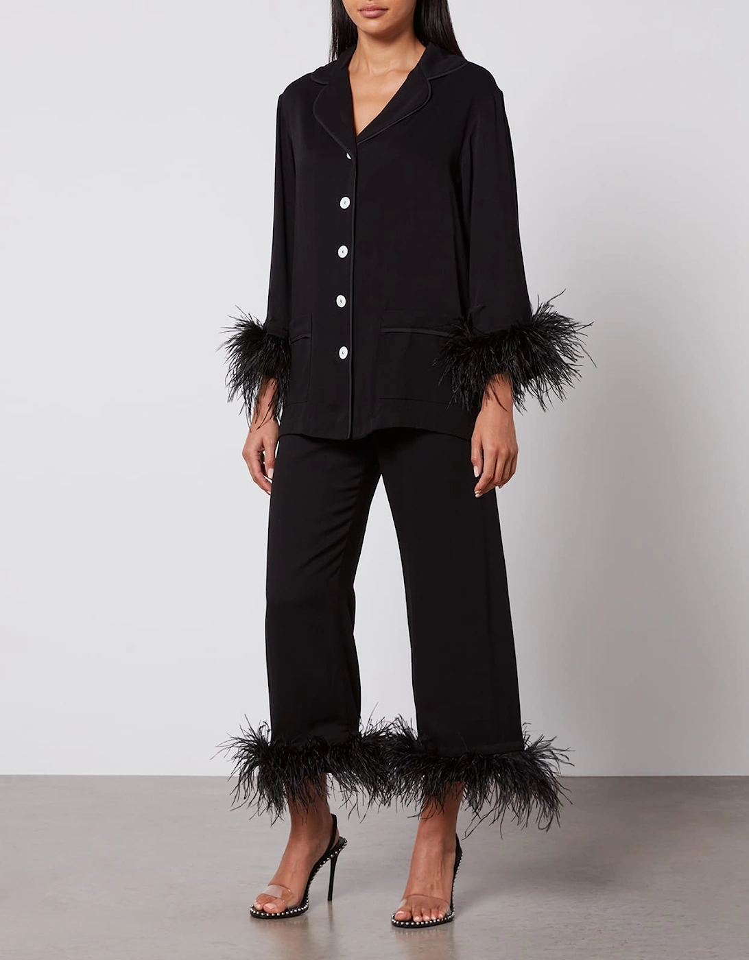 Party Pajama Set With Double Feathers, 5 of 4