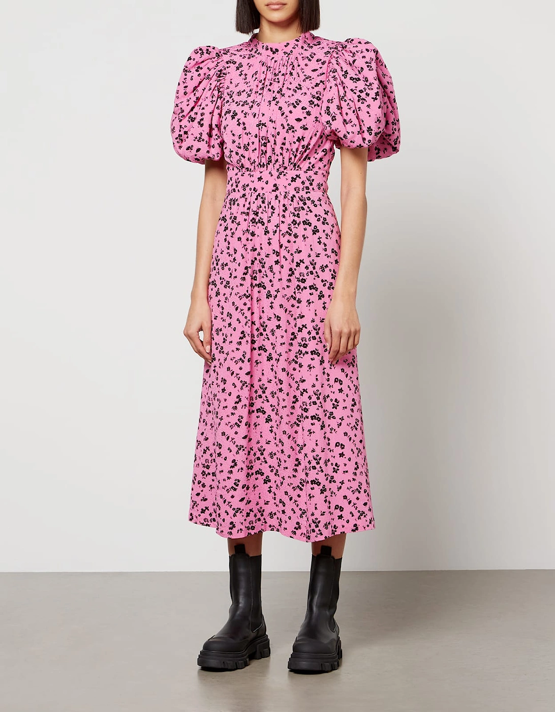 Fine Jacquard Puffy Dress, 5 of 4