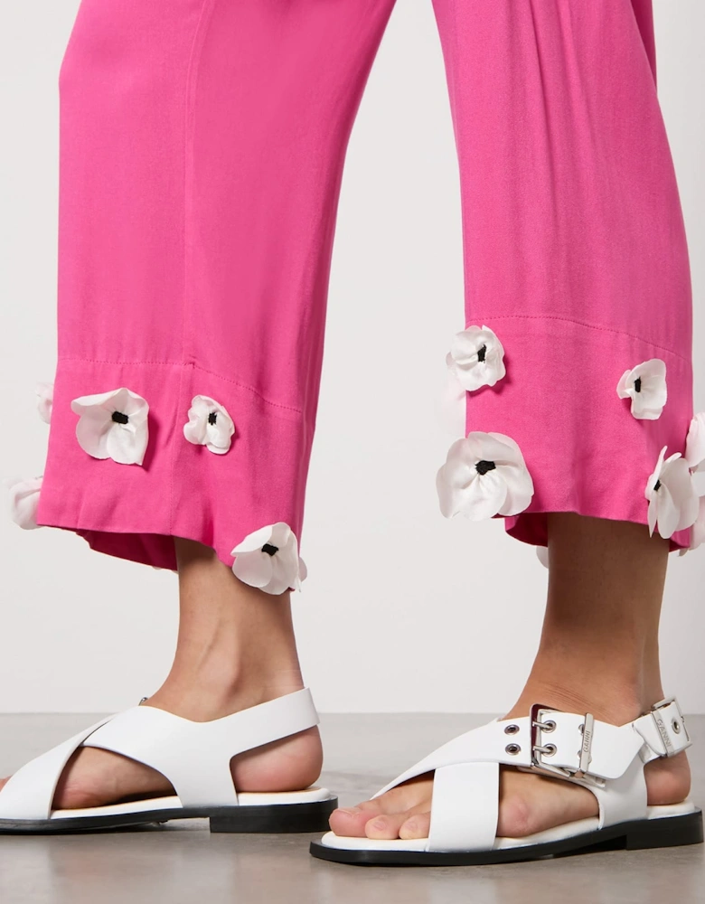 The Bloom Tie Pajama Set With Pants