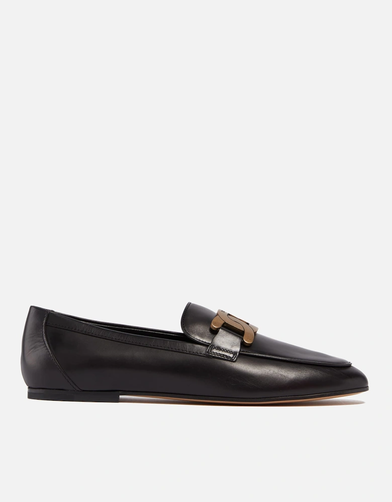Chain Leather Loafers