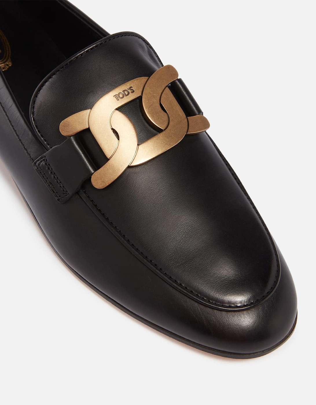 Chain Leather Loafers