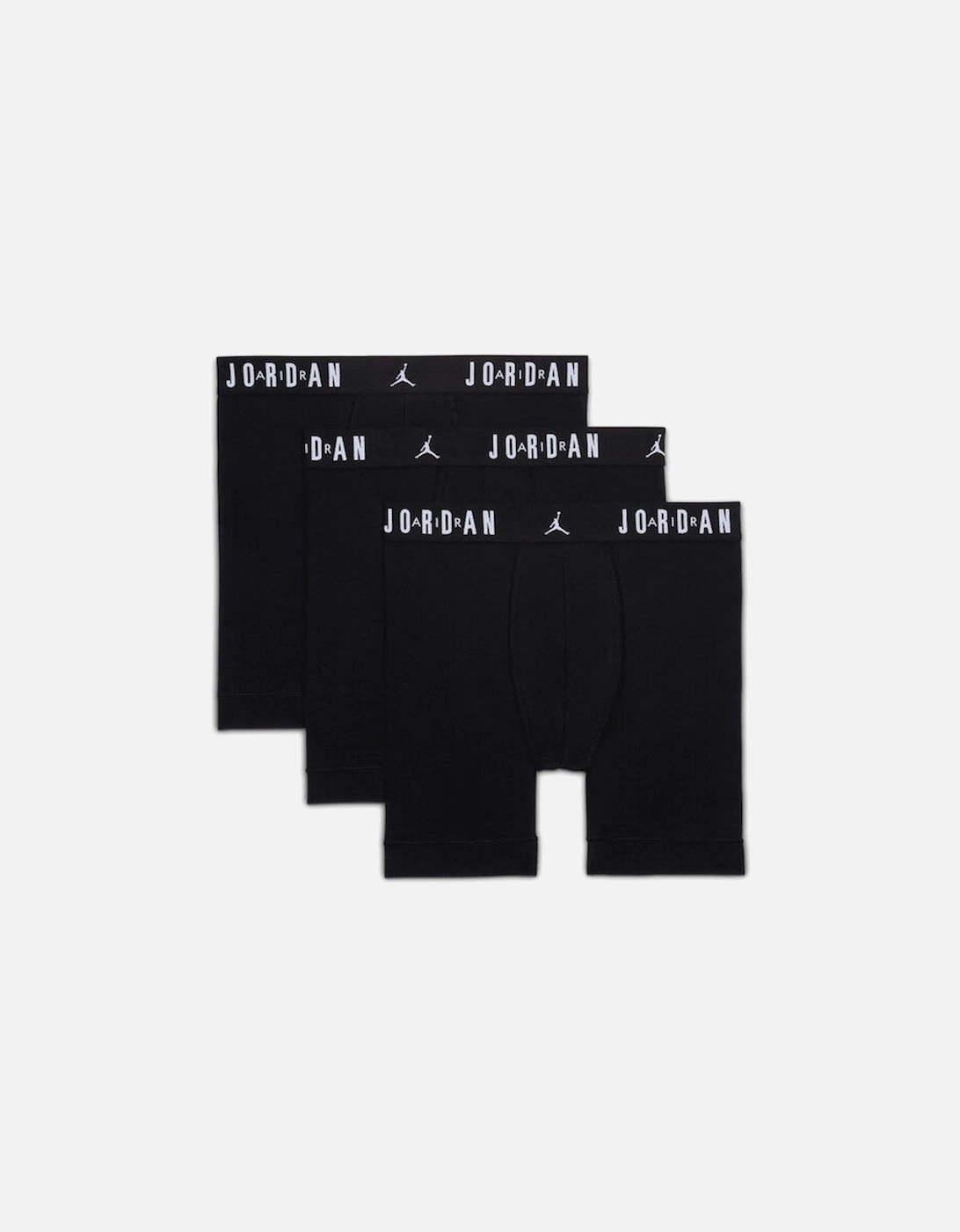 Nike Jordan MENS BLACK FLIGHT COTTON CORE 3PK BOXERS JM0622