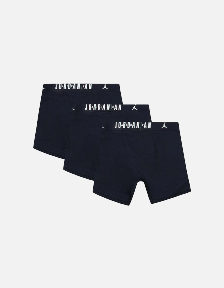 MENS BLACK FLIGHT COTTON CORE 3PK BOXERS JM0622