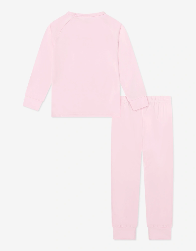 Girls Bamboo Base Layers Thermal Set in Pink