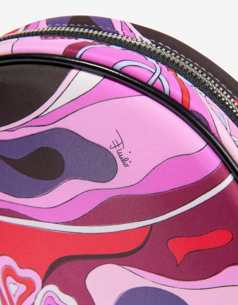 Girls Orchidee Round Crossbody Bag in Pink