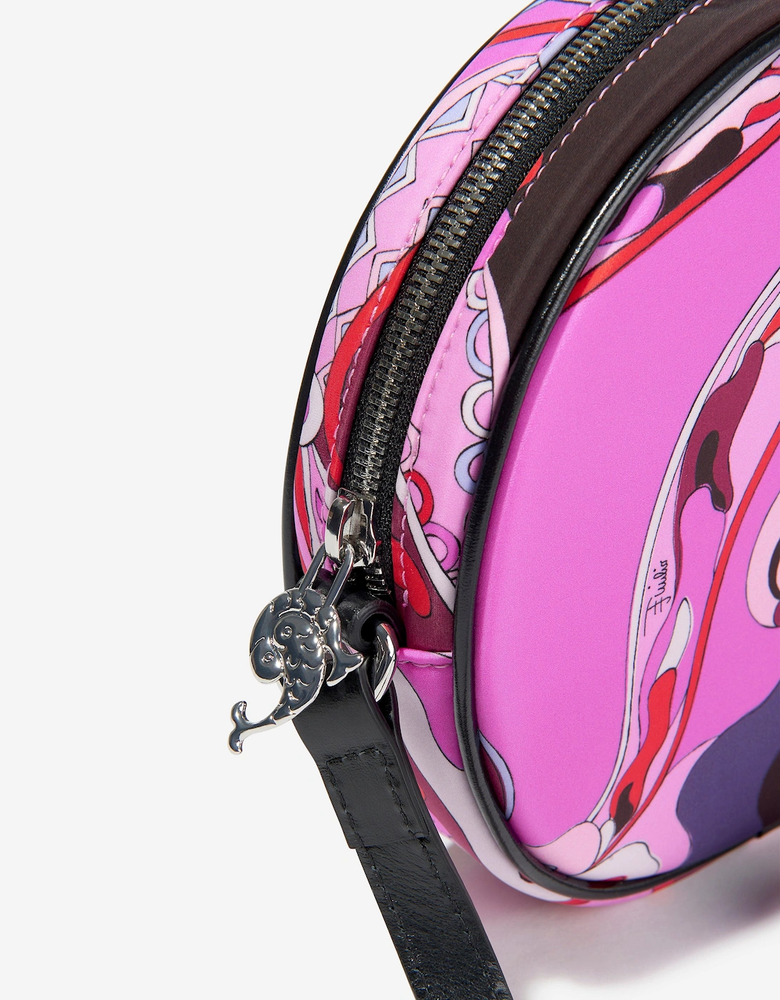 Girls Orchidee Round Crossbody Bag in Pink