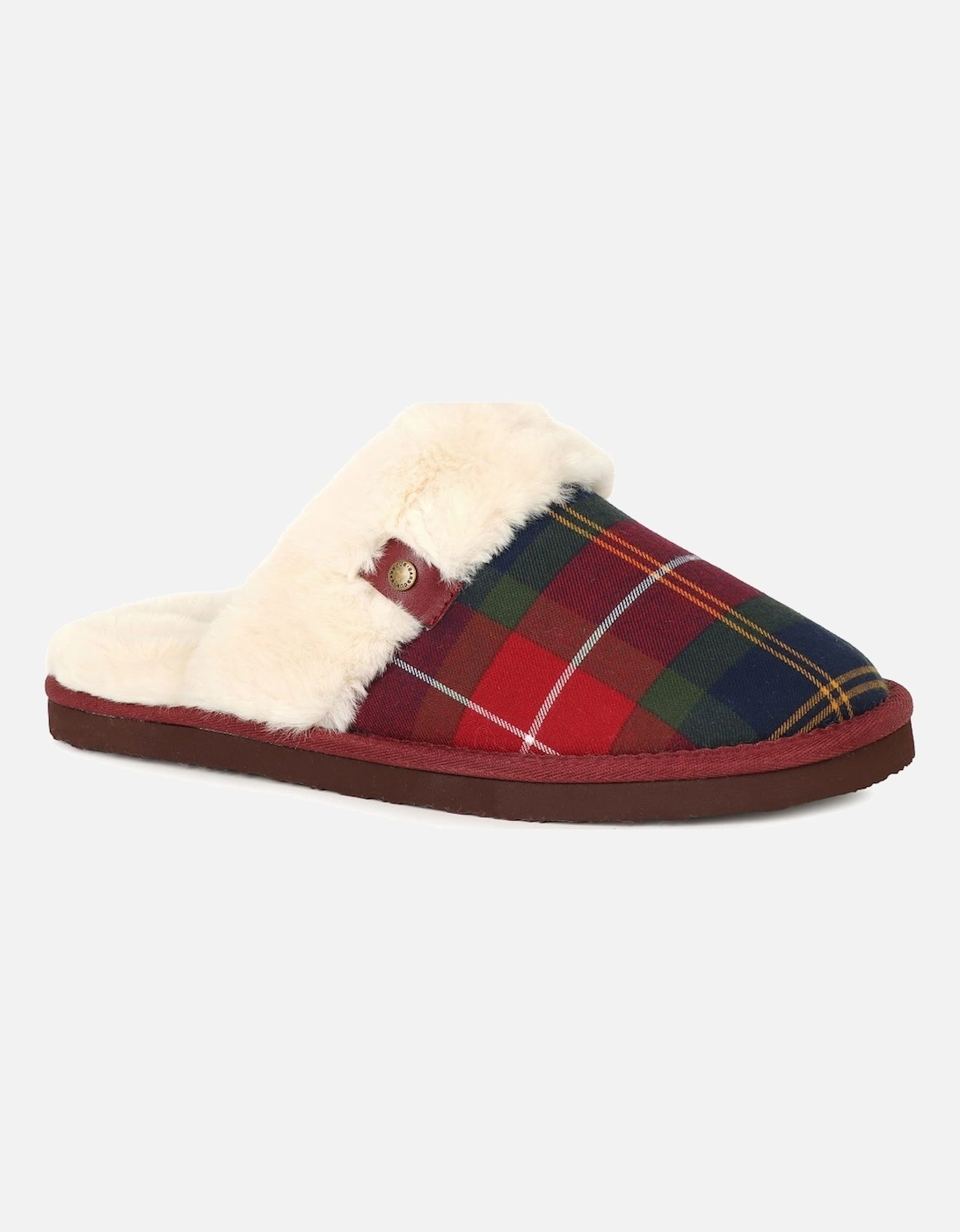 Claudia Tartan Womens Slippers, 7 of 6