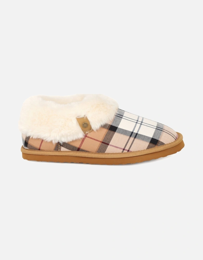 Eloise Tartan Bootie Slippers