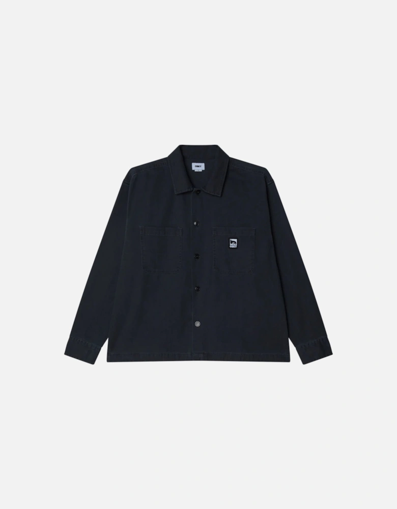 Harvey Shirt Jacket - Black Faded Wash