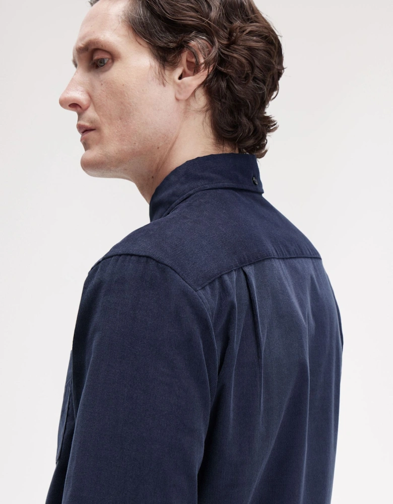 M1737 Needle Cord Shirt - Dark Airforce