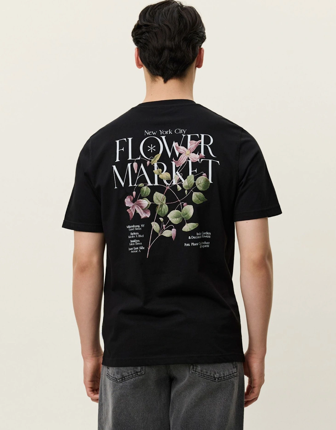 Brady Flowermarket T-shirt - Black
