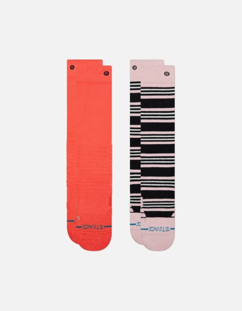 Kids Trailblazer Mid Poly 2 Pack Ski Socks