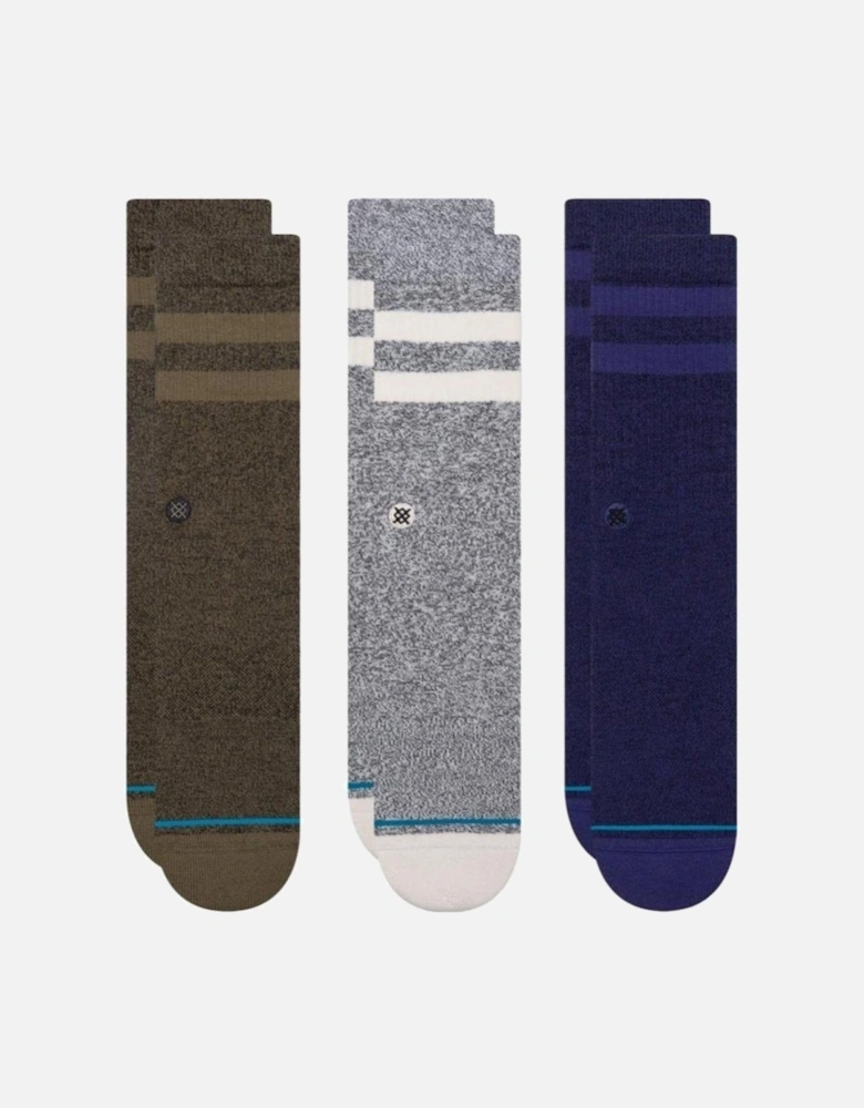 Unisex The Joven 3 Pack Crew Socks