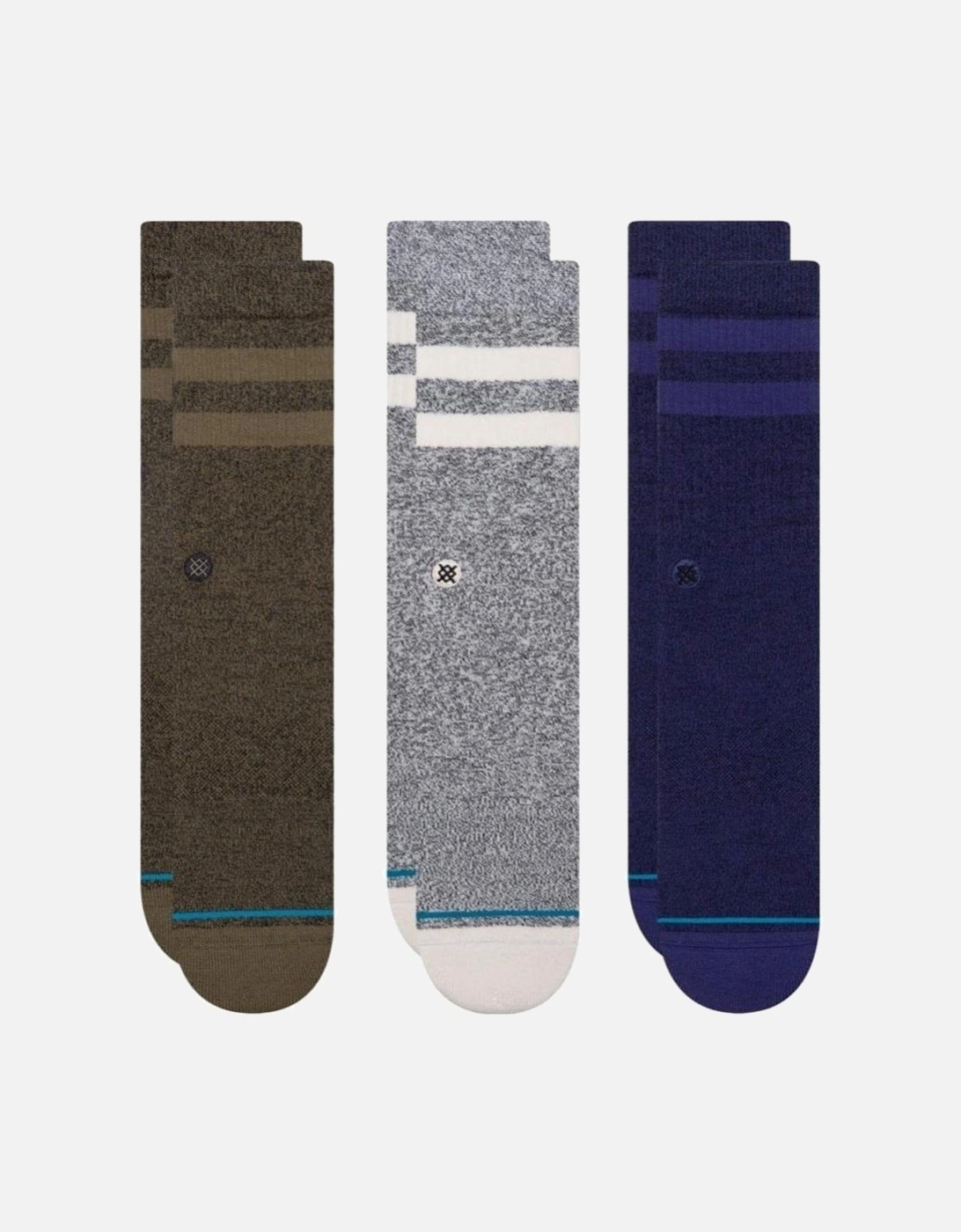 Unisex The Joven 3 Pack Crew Socks, 2 of 1