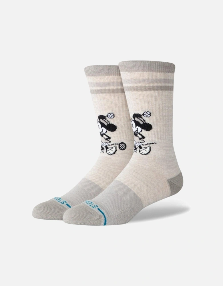 Unisex Vintage Minnie Disney Crew Socks