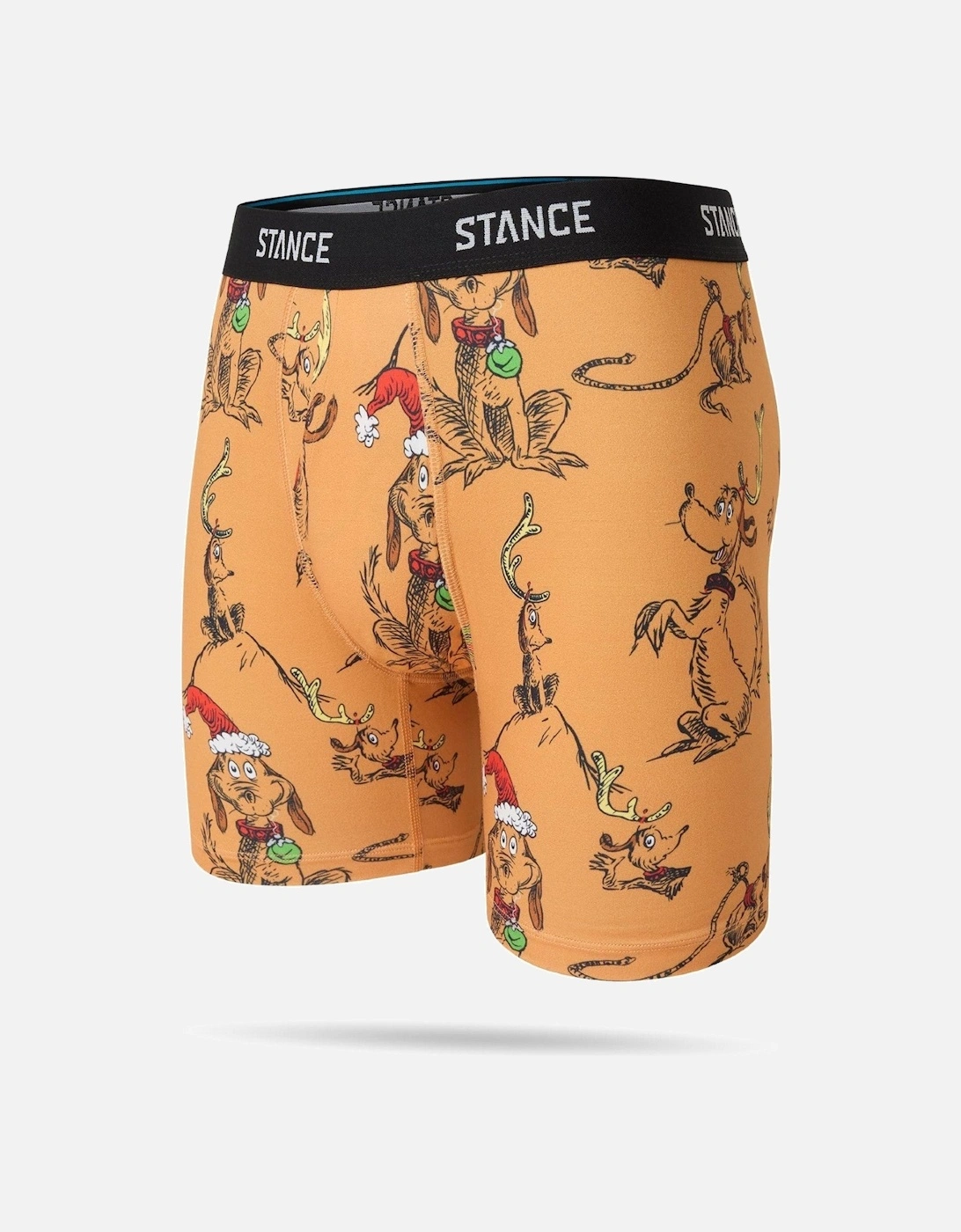 Mens Grinch Max Christmas Boxer Shorts, 2 of 1
