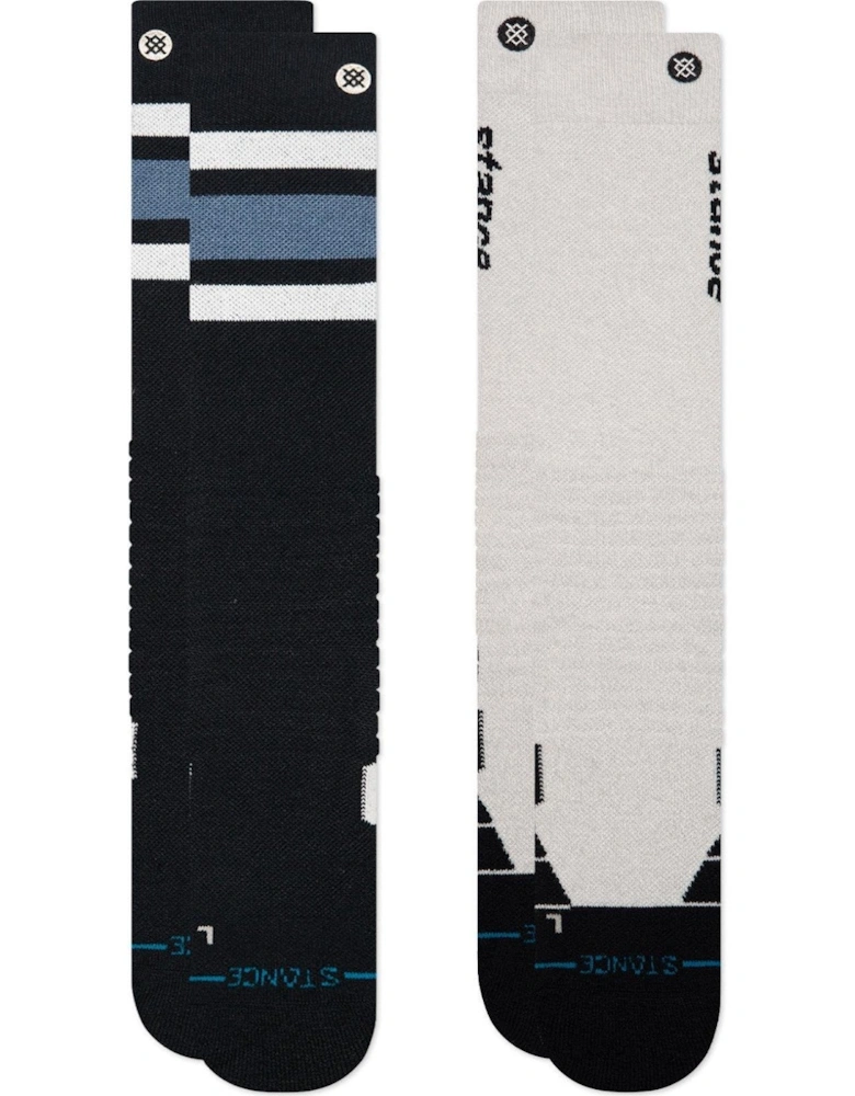 Unisex Speed 2 Pack Over The Calf Ski Socks
