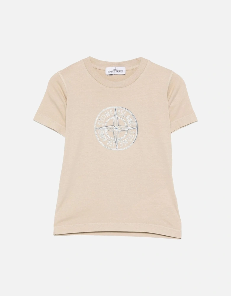 Kids 0264 Compass T-Shirt Beige
