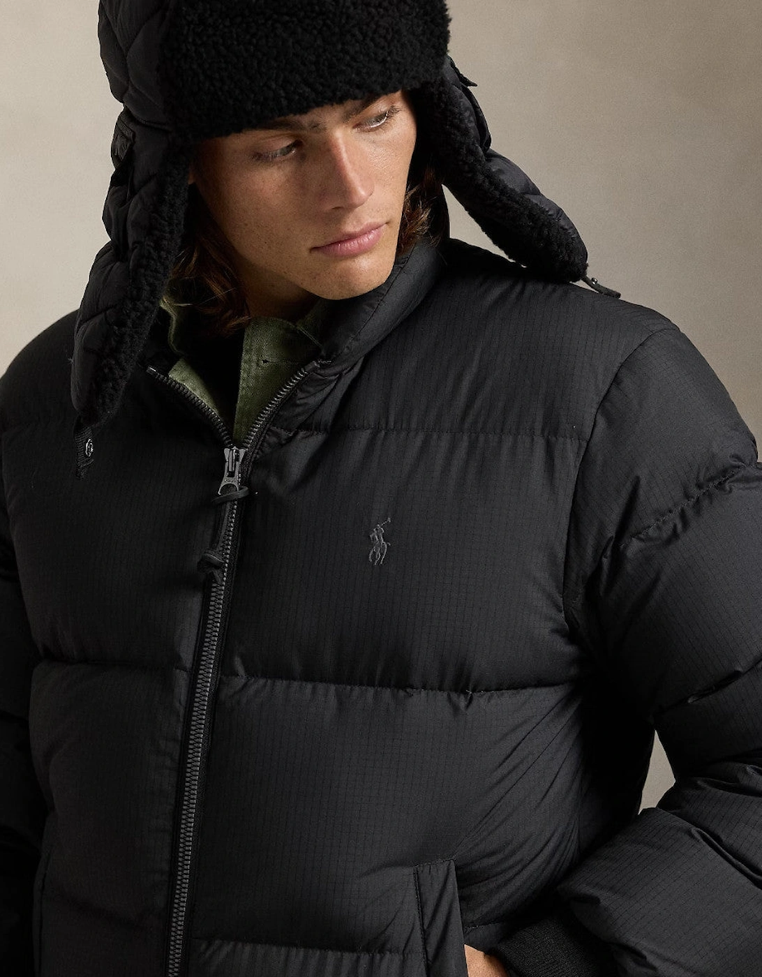 Insulated Bomber Jacket 003  Polo Black