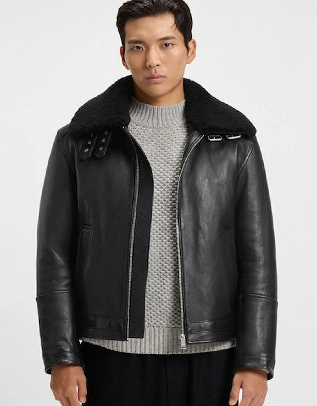 H MUPABLO LEATHER JACKET