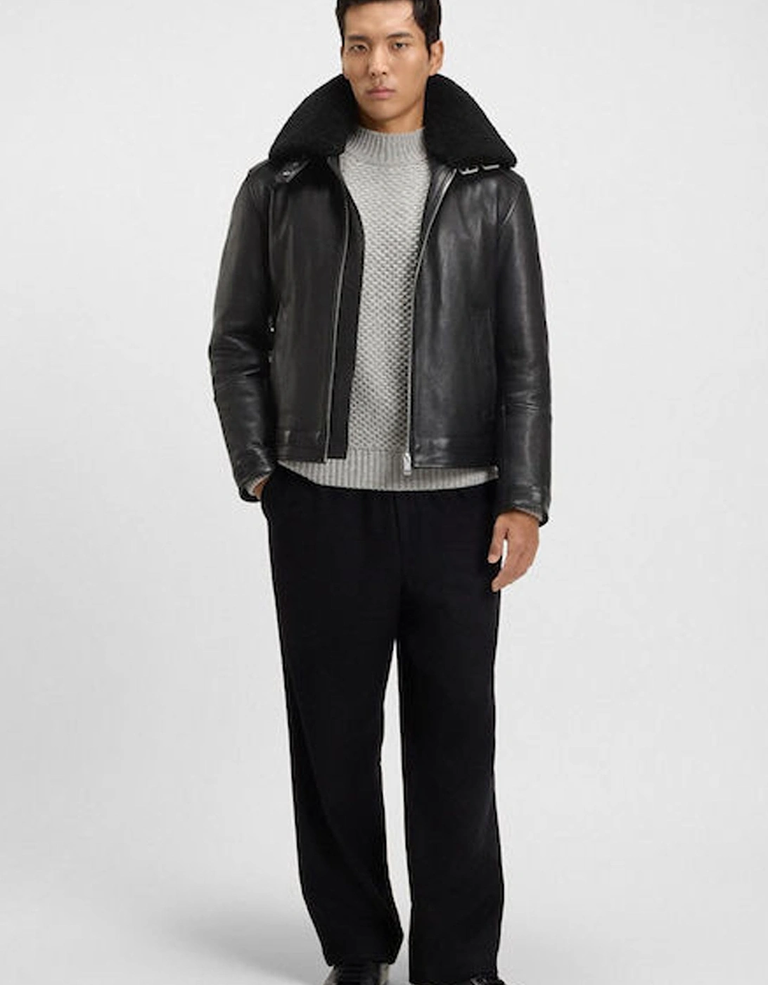 H MUPABLO LEATHER JACKET