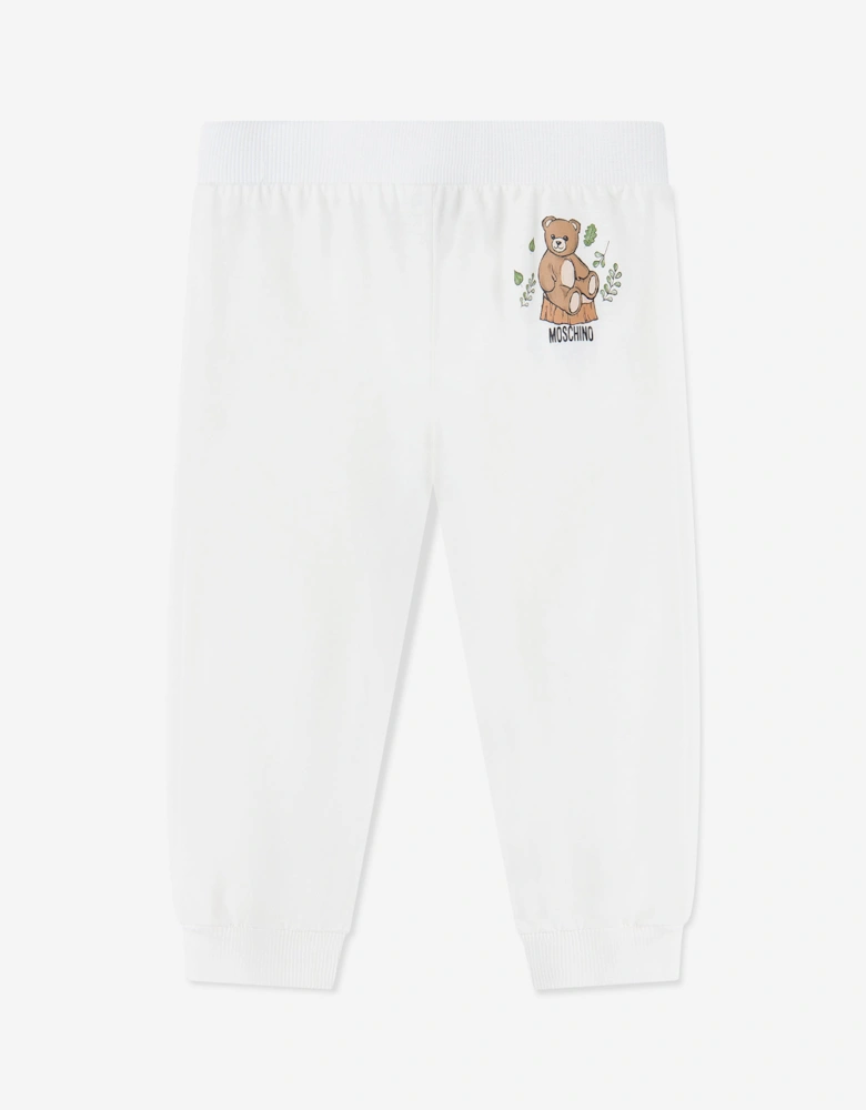 Baby Forest Teddy Bear Trouser Set in Ivory
