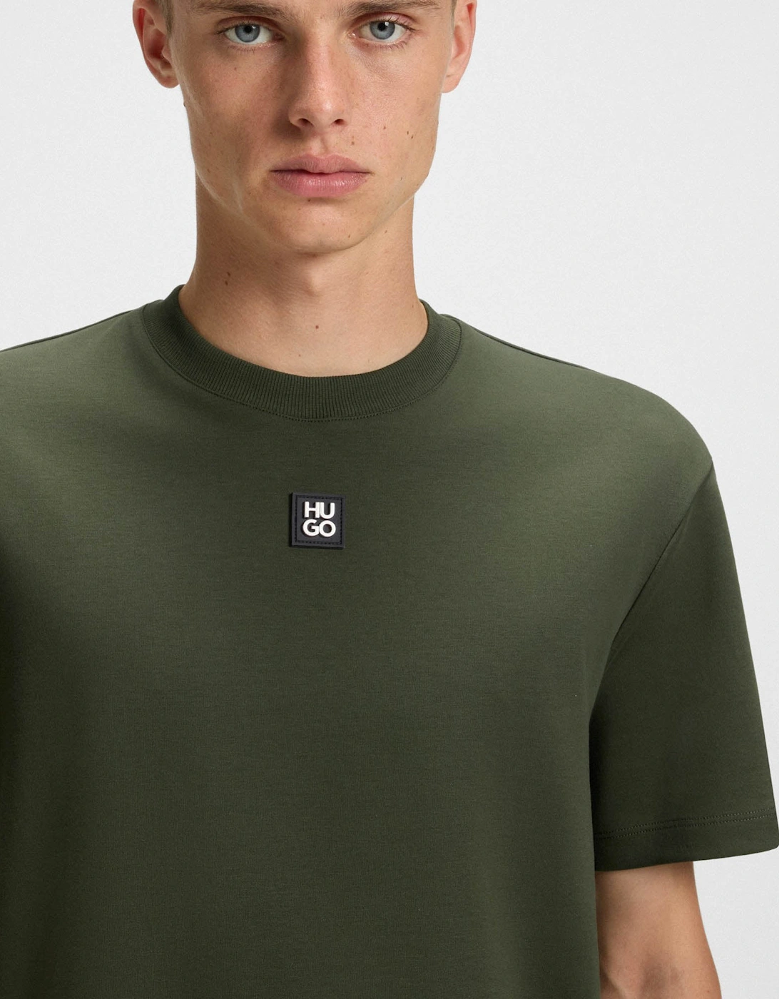 HUGO Dalile Mens T-Shirt - Dark Green 309