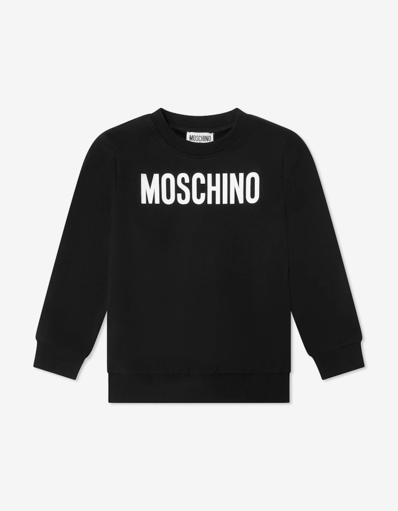 Kids Logo Tracksuit in Black