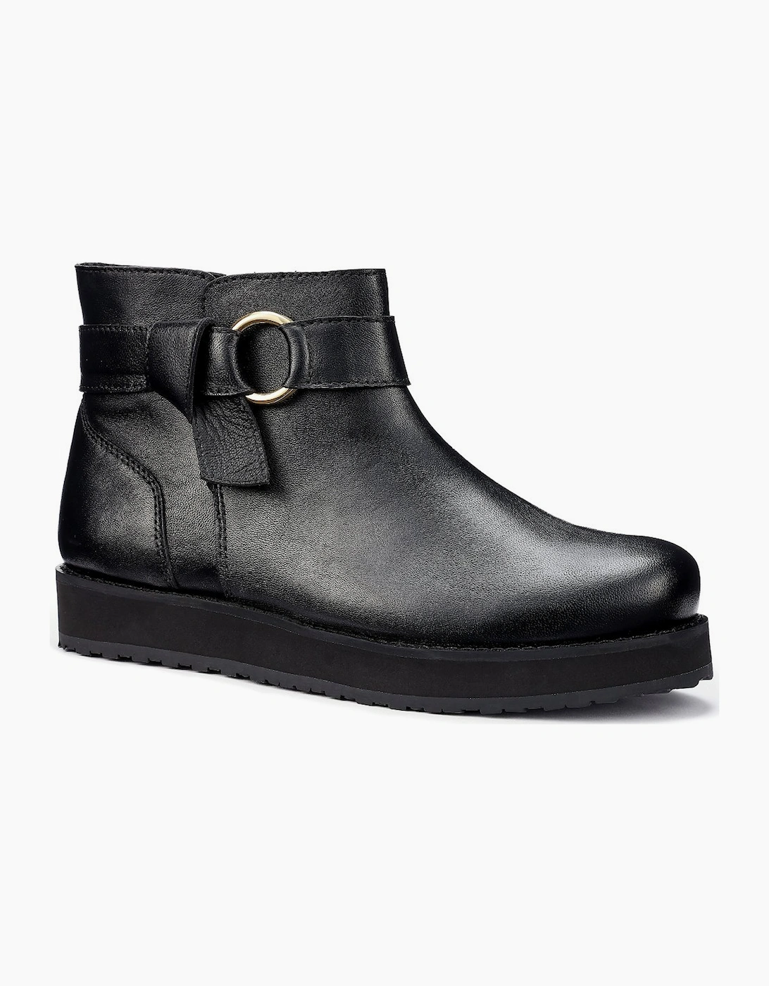 Hotter Women's Black Shauna Wide Fit Ankle Boots - : Size 6
