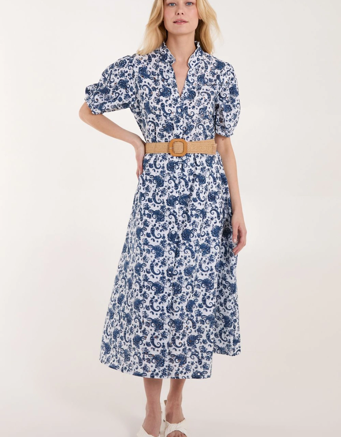 V Front Belted Dress, 2 of 1