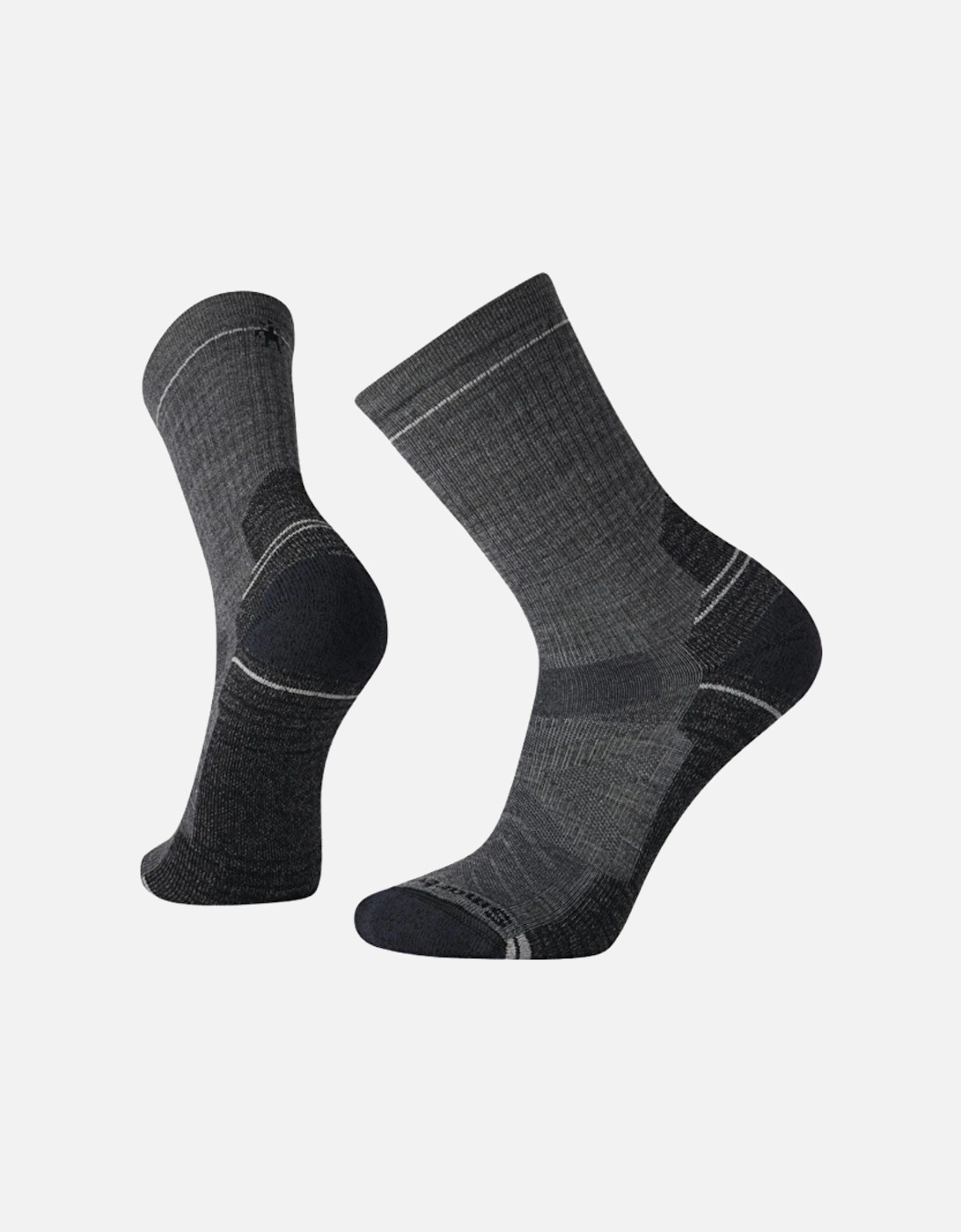 Mens Hike Light Cushion Walking Crew Socks, 2 of 1