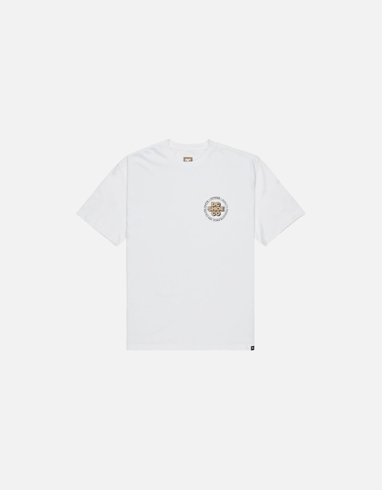 Mens Work Circle Graphic Short Sleeve T-Shirt