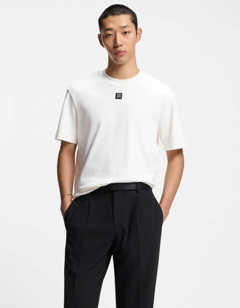 HUGO Dalile Mens T-Shirt - Natural 103