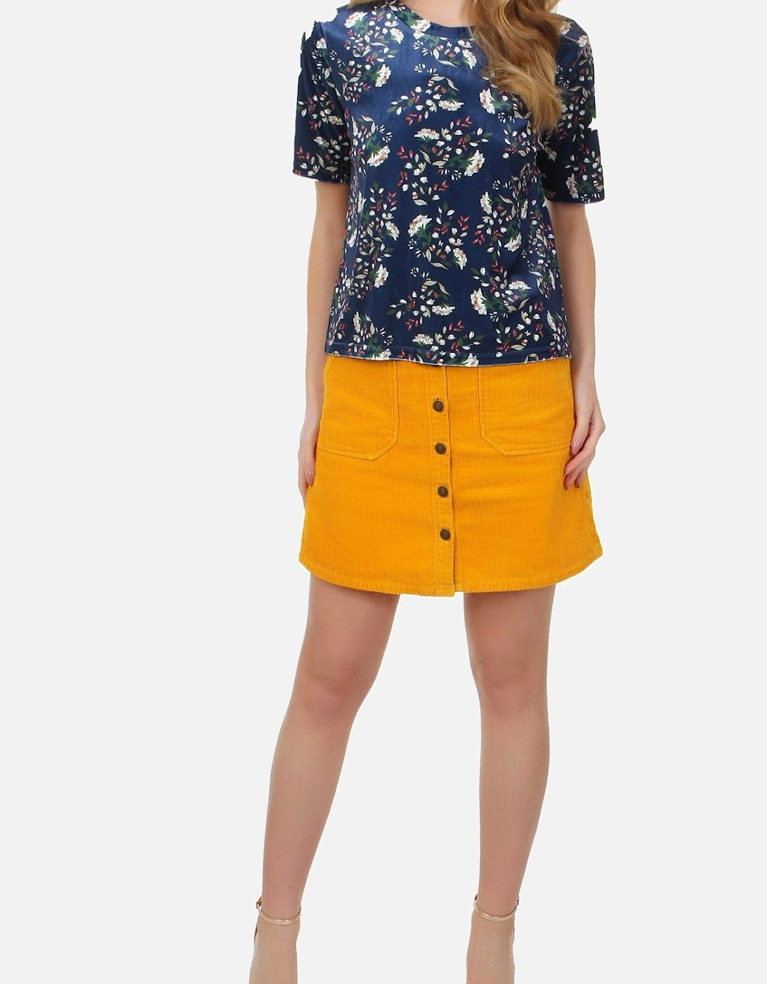 Statement Velvet Print Top, 2 of 1