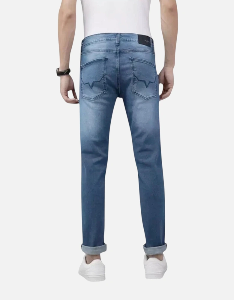 Pepe Jeans Mens Denim Jeans Slim Fit Casual Trousers